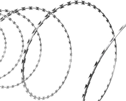 Single Loop Spiral Razor Wire